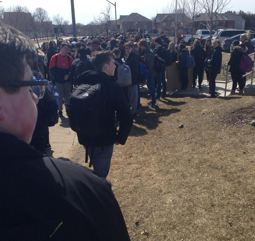 School walkout protest
